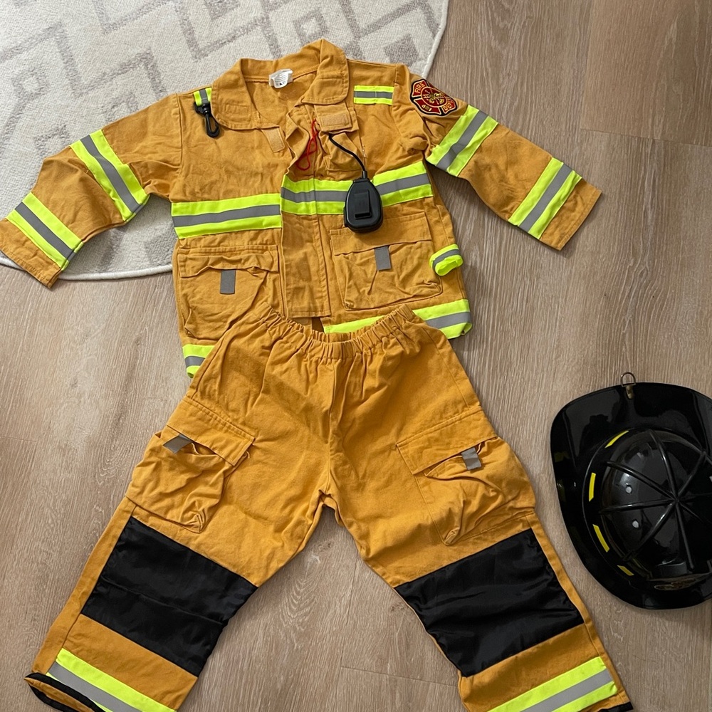 Kids Firefighter Costume with Accessories